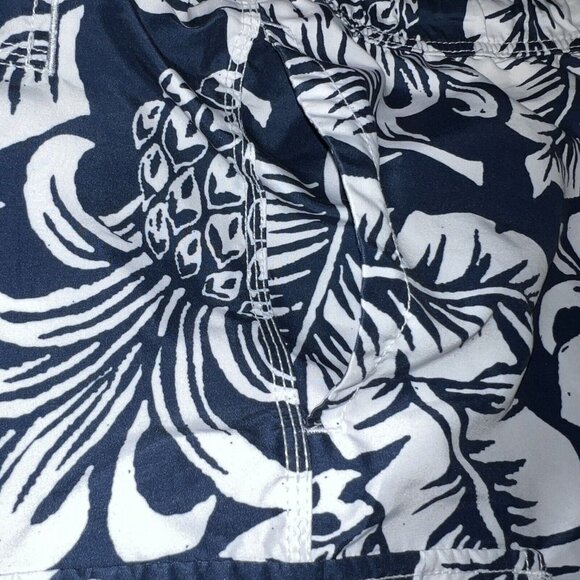 Mens Swim Trunks Size 2XL Blue Pineapple Tropical Coconut Boy Travel Beach Swim - Picture 11 of 16